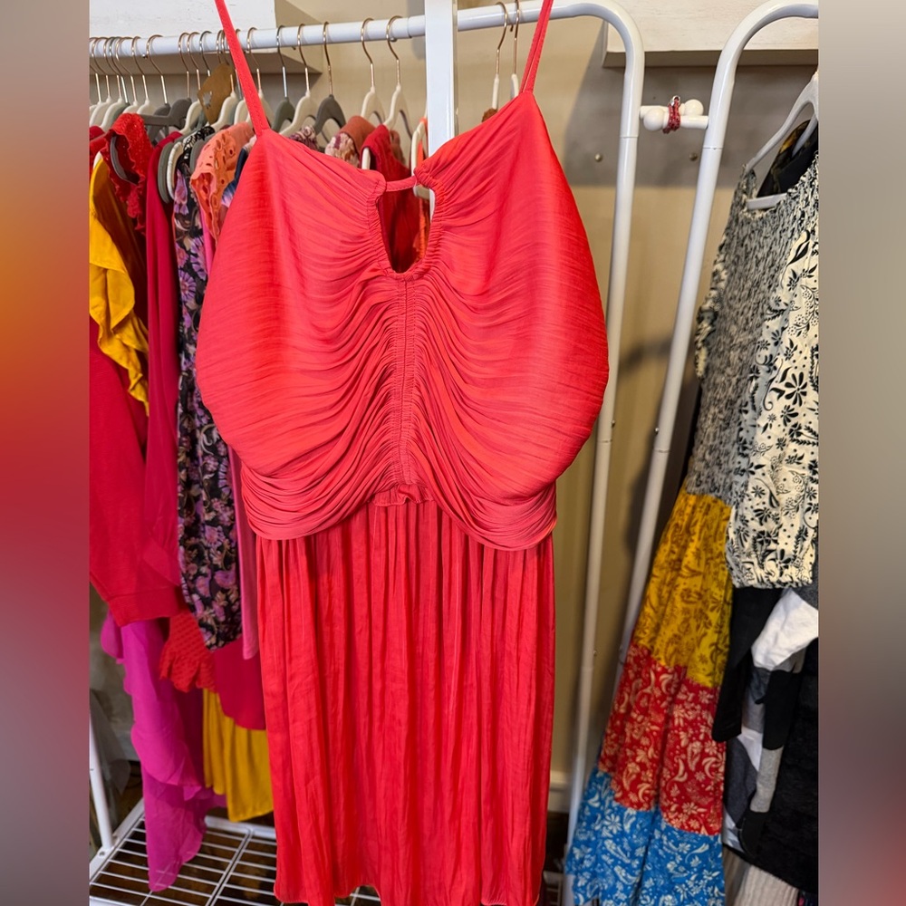 NWT House of Harlow 1960 Keyhole Draped Mini Dress - Picture 7 of 10